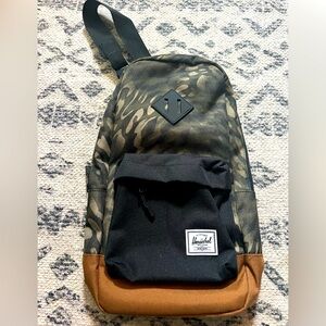 Herschel’s Supply Co. Heritage Shoulder Bag in Forest Leopard/Rubber